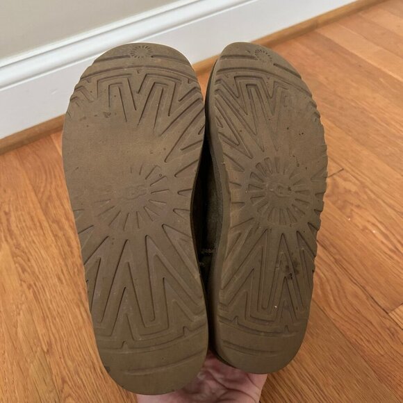 Ugg Classic Mini Winter Ankle Boot Khaki Green Women’s Size 8 - Picture 5 of 5